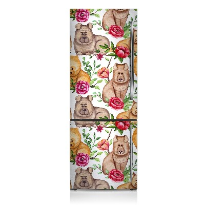 Magnet na ledničku dekorativní Psi chow chow