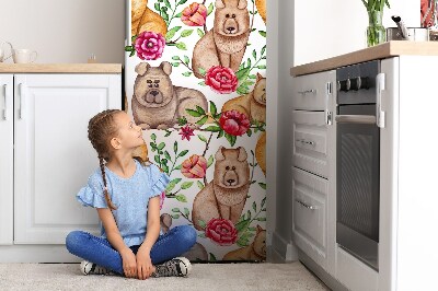 Magnet na ledničku dekorativní Psi chow chow