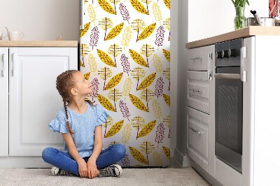 Magnet na ledničku dekorativní Podzimní listí