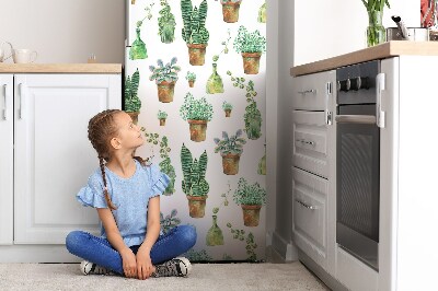 Magnet na ledničku dekorativní Malovaný kaktus