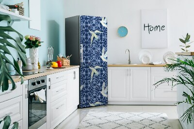 Magnet na ledničku dekorativní Čínské jeřáby