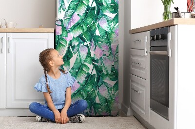 Magnetická podložka na lednici Pastelové listy