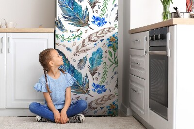 Magnet na ledničku dekorativní Ptačí peří