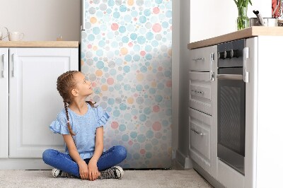 Magnet na ledničku dekorativní Pastelové tečky