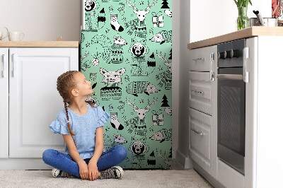 Magnet na ledničku dekorativní Skandinávská zoo