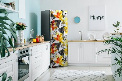 Magnet na ledničku dekorativní Geometrický trojúhelník