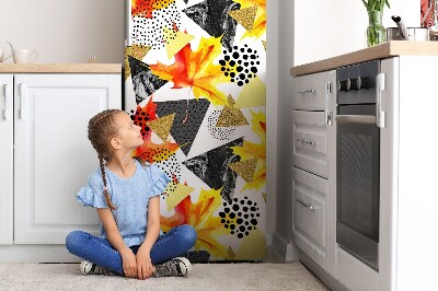 Magnet na ledničku dekorativní Geometrický trojúhelník