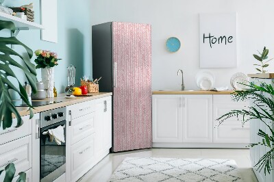 Magnet na ledničku dekorativní Růžový rybí kost