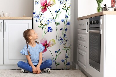 Magnet na ledničku dekorativní Malované květiny