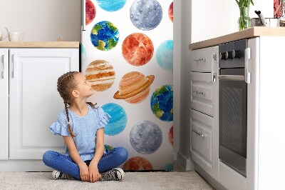 Magnet na ledničku dekorativní Barevná planeta