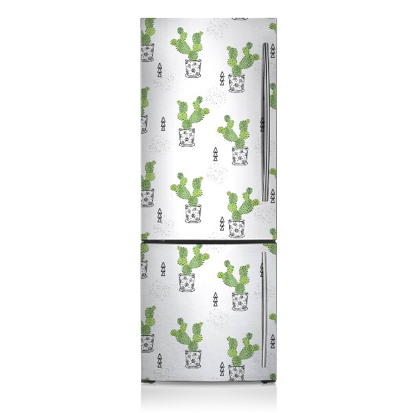Magnet na ledničku dekorativní Zelená kaktus