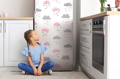 Magnet na ledničku Minimalistické mraky