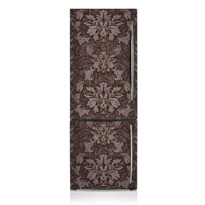 Magnetická podložka na lednici Vzor ve stylu damask