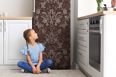 Magnetická podložka na lednici Vzor ve stylu damask
