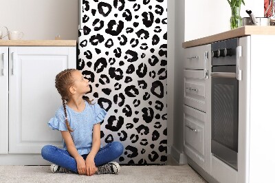 Magnet na ledničku dekorativní Černé a bílé skvrny krávy
