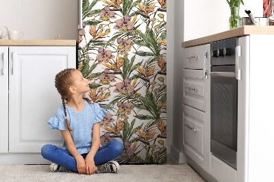 Magnet na ledničku dekorativní Botanické listy