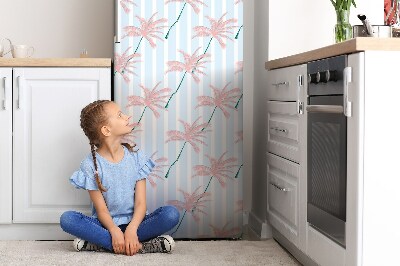 Magnetická podložka na lednici Jasné palmové listy