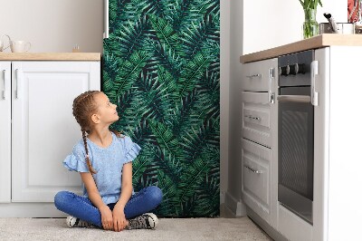 Magnetická podložka na lednici Tropické listy