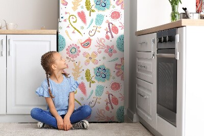 Magnet na ledničku dekorativní Barevný vzor