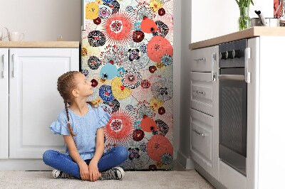 Magnetická podložka na lednici Květinový vzor