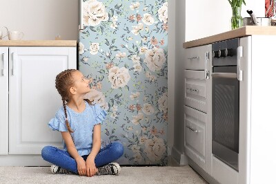 Magnet na ledničku dekorativní Starožitné květiny