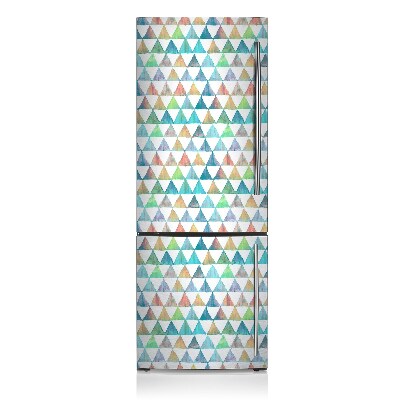 Magnet na ledničku dekorativní Geometrické trojúhelníky