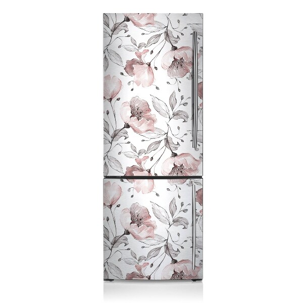Magnet na ledničku dekorativní Pastel poppies