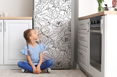 Magnet na ledničku dekorativní Pivové květiny