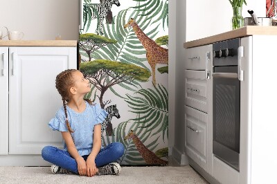 Magnet na ledničku dekorativní Zvířata z savany