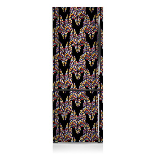 Magnetická podložka na lednici Tribal art