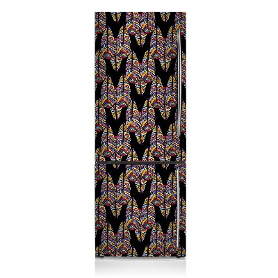 Magnetická podložka na lednici Tribal art