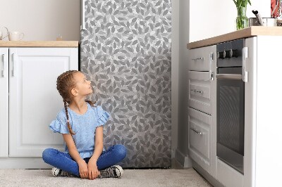 Magnetická podložka na lednici Šedé listy