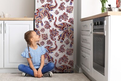 Magnet na ledničku dekorativní Sloní vzor paisley