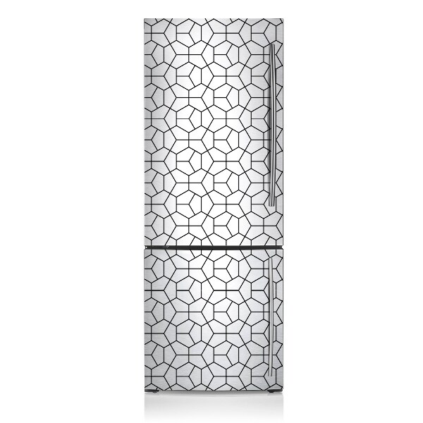 Magnet na ledničku Geometrický výkres