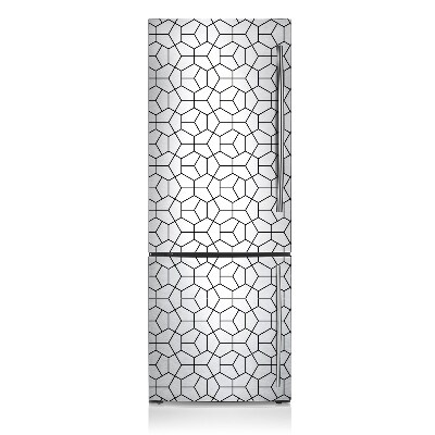 Magnet na ledničku Geometrický výkres