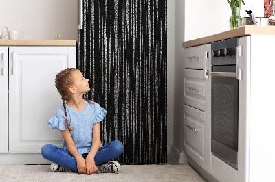 Magnetická podložka na lednici Černý vzor