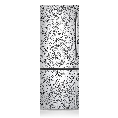 Magnet na ledničku Abstraktní vzor