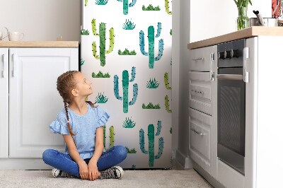 Magnet na ledničku dekorativní Malovaný kaktus