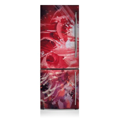 Magnet na ledničku Červená květina