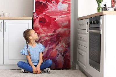Magnet na ledničku Červená květina