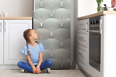 Magnetická podložka na lednici Polokruhový vzorec