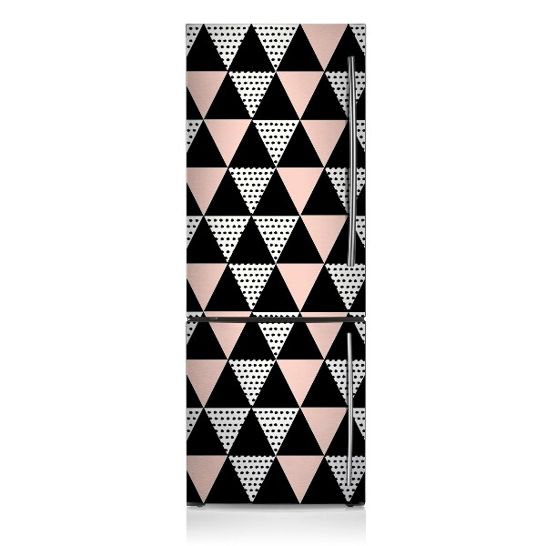 Magnetická podložka na lednici Geometrické trojúhelníky