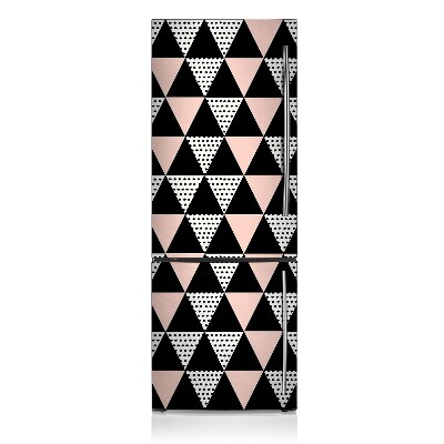 Magnetická podložka na lednici Geometrické trojúhelníky