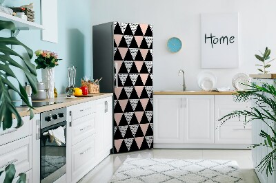 Magnetická podložka na lednici Geometrické trojúhelníky