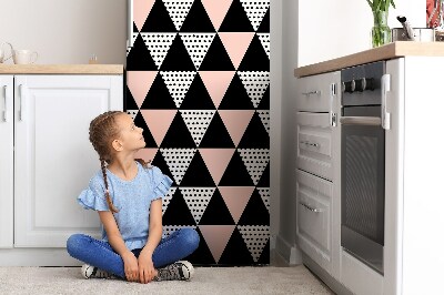 Magnetická podložka na lednici Geometrické trojúhelníky
