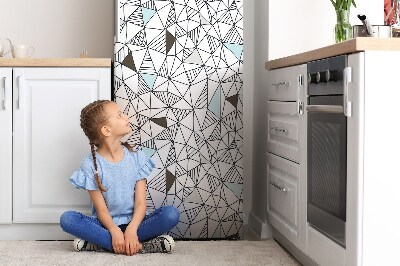 Magnetická podložka na lednici Geometrický vzorec