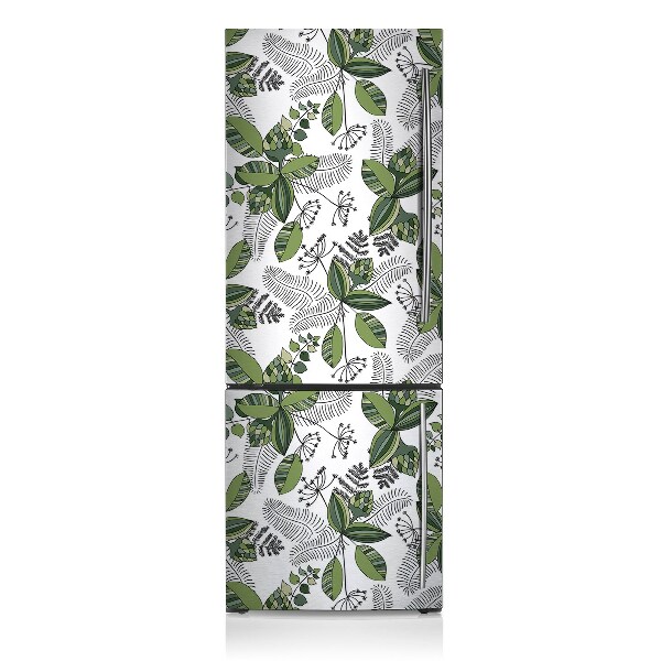 Magnet na ledničku Botanický vzorec