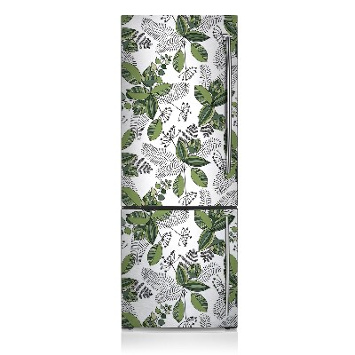 Magnet na ledničku Botanický vzorec