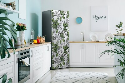 Magnet na ledničku Botanický vzorec