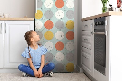 Magnetická podložka na lednici Geometrický vzorec
